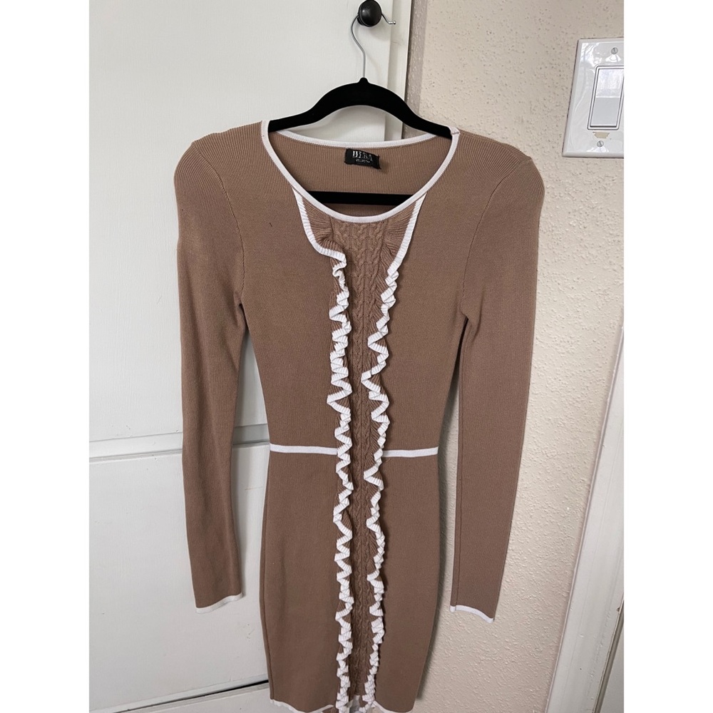 Ribbed sweater dress!